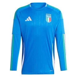 Italië Voetbalshirt EK 2024 Thuistenue Heren Lange Mouw